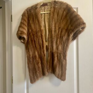 1950’s Vintage Mink Fur Cape